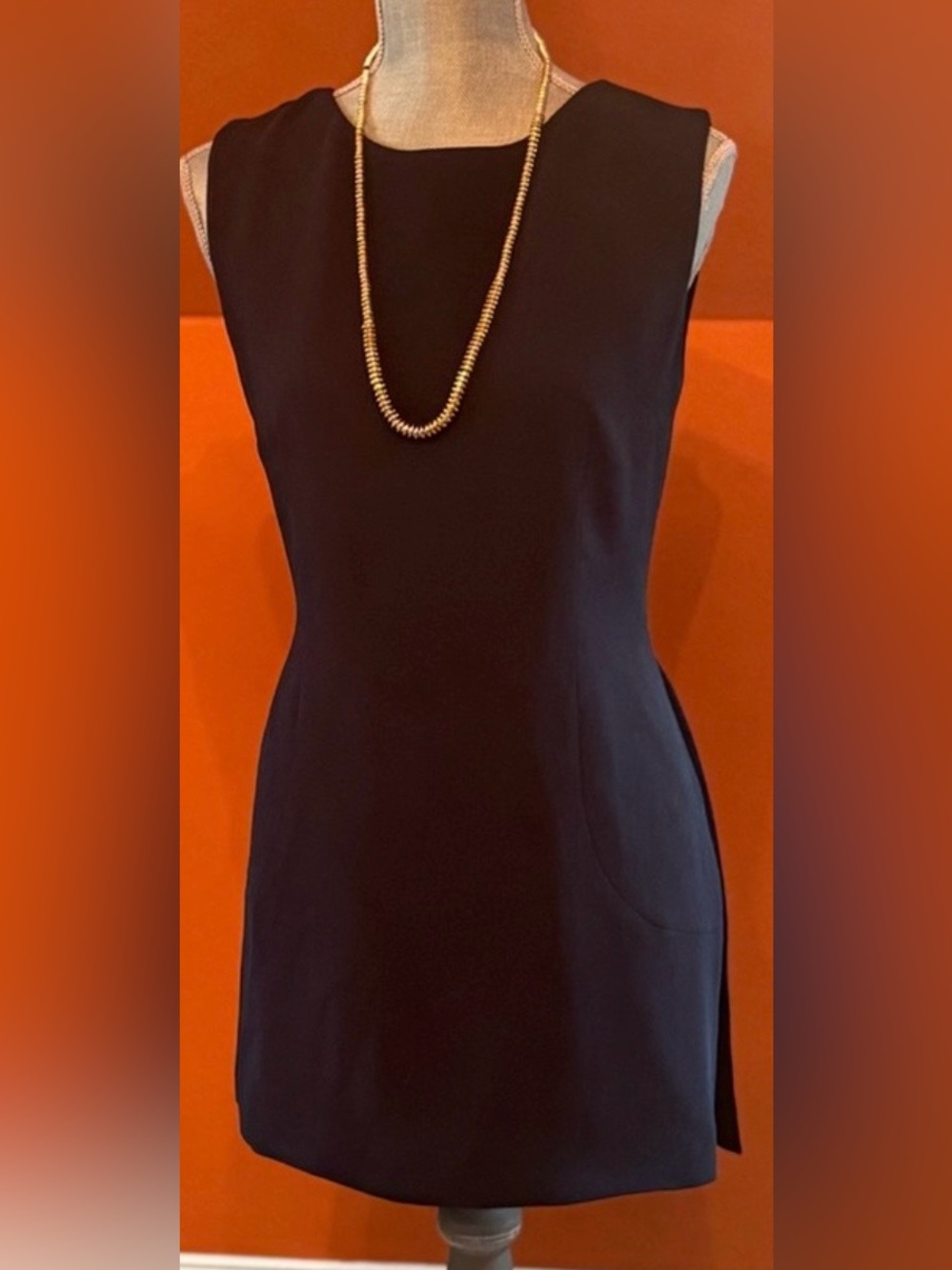 Ron Leal Navy Silk Tunic